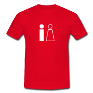Camiseta symbol chico en rojo