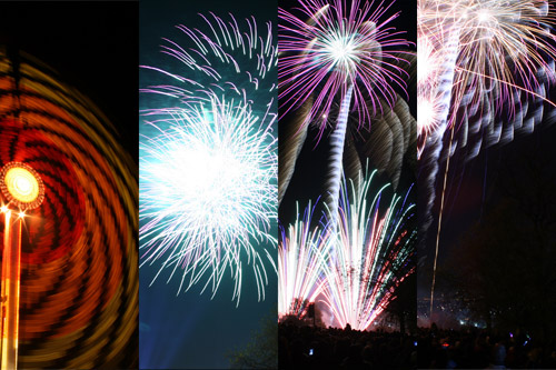 Fuegos artificiales en Alexandra Palace